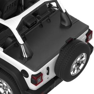 lot 2583 image: JOYTUTUS Tonneau Cover 4 Door Compatible with Wrangler JLU 2018-2026, Waterproof Trunk Cargo Cover JL Accessories - Retail $50
