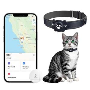 lot 2588 image: 2-in-1 GPS Tracker for Cats Smart Pet Collar with Real-Time Tracking,No Monthly FeeSubscription (iOS & Android) Waterproof, Anti-Lost,365-Day Long Battery Life GPS Tracker Cat Collar (Blue) - Retail $33