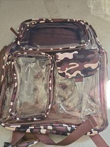 lot 2605 image: Clear Back Pack - Retail $0