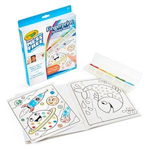 lot 2620 image: Crayola Color Wonder Mess Free Fingerprint Activity Book, Finger Painting Alternative, Arts & Crafts Gift for Kids Ages 3 - Retail $16