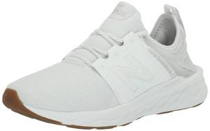 lot 2643 image: PRE OWNED New Balance Mens Fresh Foam X Cruz V3 Running Shoe, WhiteWhiteGum 020, 14 W - Retail $75