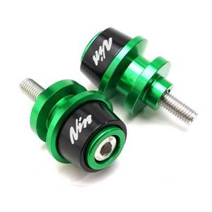 lot 2662 image: MOWOK 8MM Swingarm Spools slider Fit For Ninja 650 2017-2026 ZX-6RZX636 2014-2026 400 Z400 2018-2026 Ninja 1000SX 2020-2026 500 ZX4RR ZX4R ZH2 Motorcycle Accessories Stand Screws - Retail $19