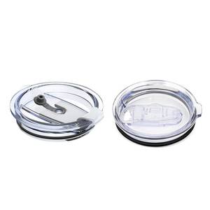 lot 2664 image: Zukro Clear Replacement Lid for 20oz & 24oz Insulated Tumbler, 2 Pack - Retail $10