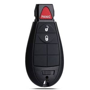 lot 2670 image: SUPALAND Key Fob Fobik Style Keyless Entry Fits for Jeep Cherokee 2014 2015 2016 2017 2018 2019 2020 Remote Control Key Replacement GQ4-53T (4A Chip) 68105081 3 Button 433MHz - Retail $16