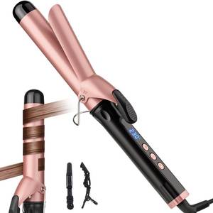 lot 2678 image: JAETON Hair Curling Iron Wand 1 14-Inch for Loose Curls, 190-450�� - Retail $19