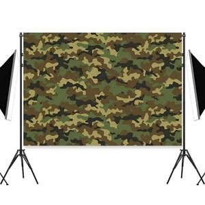 lot 2690 image: 7x5ft Fabric Camouflage Backdrop Army Soldier Military Camo Background - Retail $10