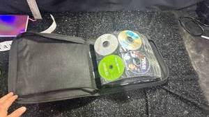 lot 15 image: Lot of DVD and Blu-ray Films in Carrying Case