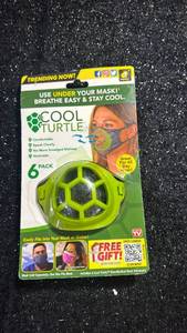 lot 32 image: Cool Turtle Non-Medical Mask Enhancers 6-Pack