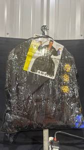 lot 51 image: Samurai Full Length Silk Robe with Embroidered Front and Back