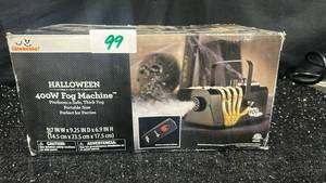 lot 99 image: Celebrate Halloween 400W Fog Machine Portable 5.7 IN W x 9.25 IN D x 6.9 IN H