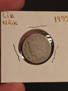 lot 78 image: 1899 V nickle