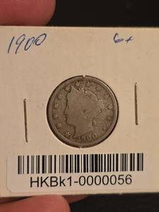 lot 79 image: 1900 V nickle