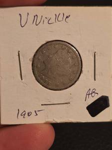 lot 85 image: 1905 V nickle