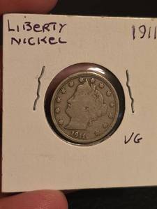 lot 97 image: 1911 V nickle