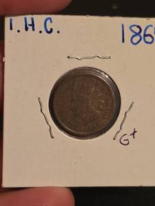 lot 102 image: 1865 Indian head penny