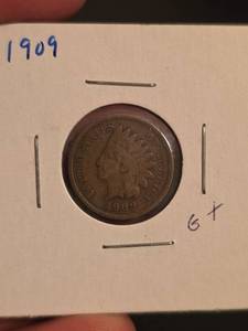 lot 112 image: 1909 Indian head penny