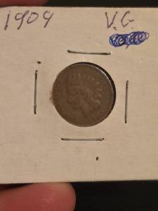 lot 113 image: 1909 Indian head penny