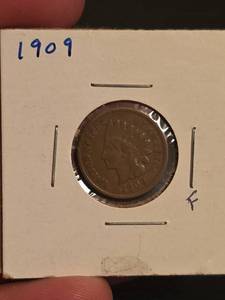 lot 115 image: 1909 Indian head penny
