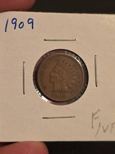 lot 119 image: 1909 Indian head penny