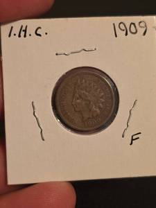 lot 120 image: 1909 Indian head penny