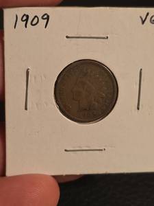 lot 121 image: 1909 Indian head penny
