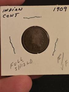 lot 122 image: 1909 Indian head penny