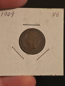 lot 130 image: 1909 Indian head penny