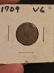 lot 131 image: 1909 Indian head penny