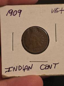 lot 132 image: 1909 Indian head penny