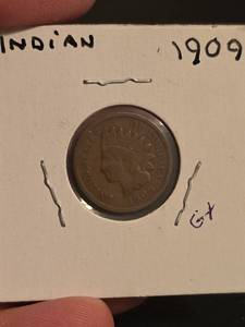 lot 133 image: 1909 Indian head penny