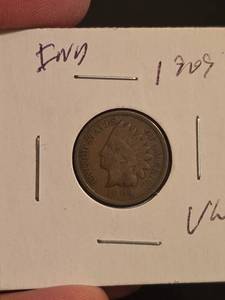 lot 136 image: 1909 Indian head penny