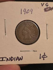 lot 137 image: 1909 Indian head penny