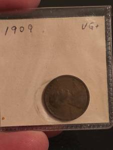 lot 144 image: 1909 Lincoln first year penny