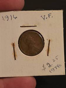 lot 151 image: 1916 Lincoln Wheat penny