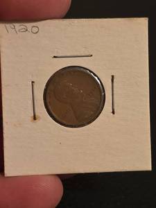 lot 155 image: 1920 Lincoln Wheat penny