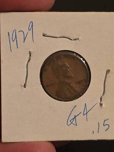 lot 157 image: 1929 Lincoln Wheat penny