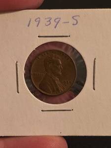 lot 167 image: 1939-S Lincoln Wheat penny