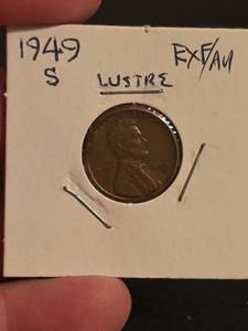 lot 172 image: 1949-S Lincoln Wheat penny