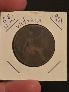 lot 175 image: 1901 Great Britain Victoria coin