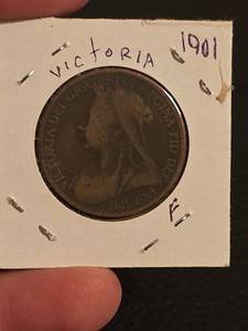 lot 179 image: 1901 Great Britain Victoria penny