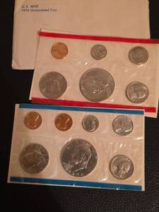 lot 198 image: 1974 Uncirculated coin set