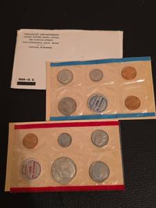 lot 201 image: 1969 Uncirculated coin set
