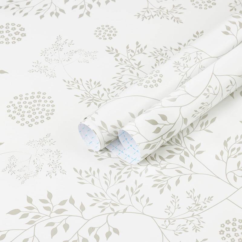 lot 59169 image: Boho Peel and Stick Wallpaper Floral Contact Paper 17.3x196 Wall Paper Removable Self Adhesive Wallpaper for Cabinet Bedroom Bathroom Waterproof Nursery Decor Vinyl Papel Tapiz para Pared - Retail $20