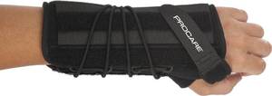 lot 39130 image: ProCare Quick-Fit II Wrist Support Brace, Left Wrist, One Size Fits Most - Retail $23