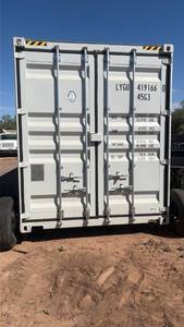 lot 101 image: Shipping Container 40ft LYGU 419166 4563 43,890 LBS Payload 4 doors