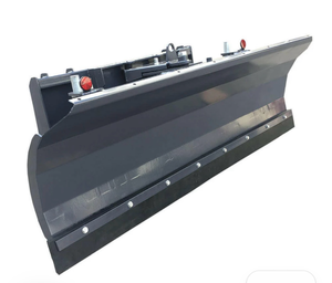 lot 108 image: AGT-SPA84 Hydraulic Snow Plow 84 Inch Skid Steer Attachment