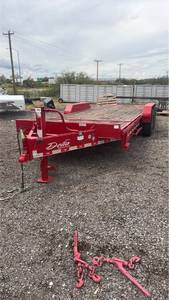 lot 204 image: Delta Manufacturing tilt deck Trailer 14000 LB GVWR 16x6 2023