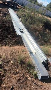 lot 255 image: Galvanized Steel Structural ChannelPurlin Long Length Bundle up to 33ft