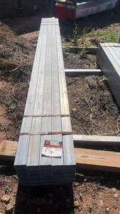 lot 273 image: Bundle 25 Pieces Rectangular Tube Steel 2x3 12 foot