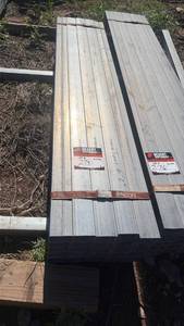 lot 274 image: Steel tube 2 inch by 3 inch 6 feet long